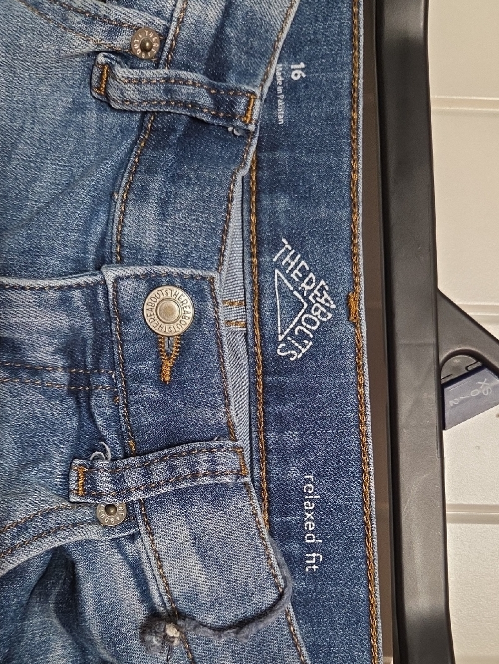 Relaxed Fit Men's Blue Jeans